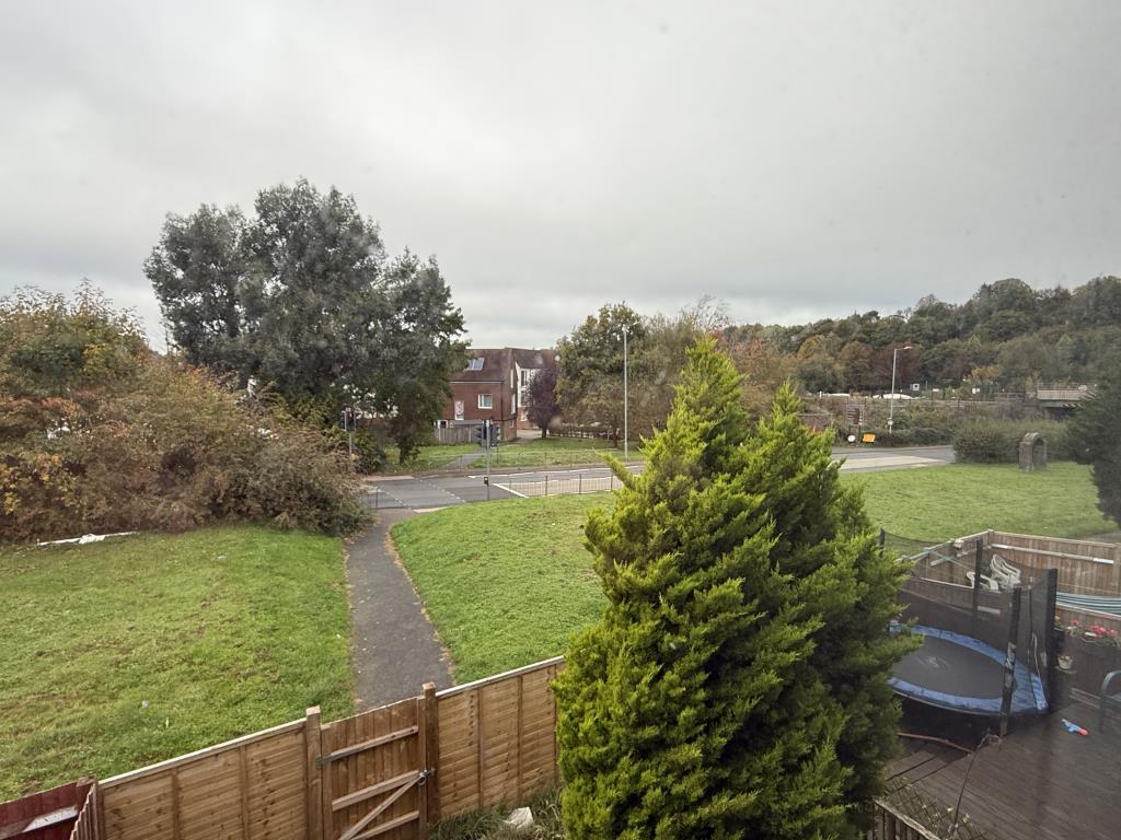 Lot: 65 - HOUSE IN NEED OF IMPROVEMENT - View from Bedroom 1 in House in Need of Improvement